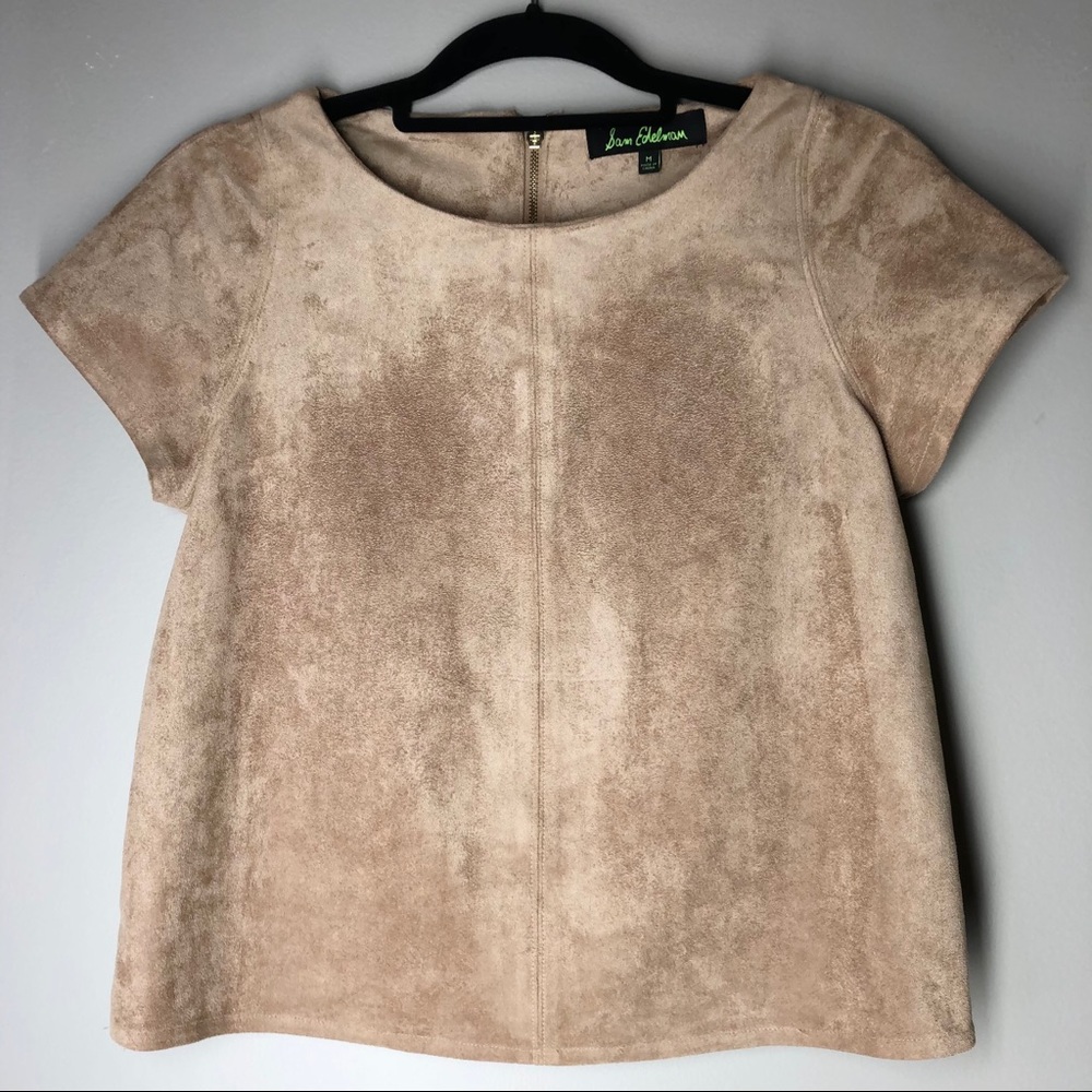 Sam Edelman Faux Suede Top